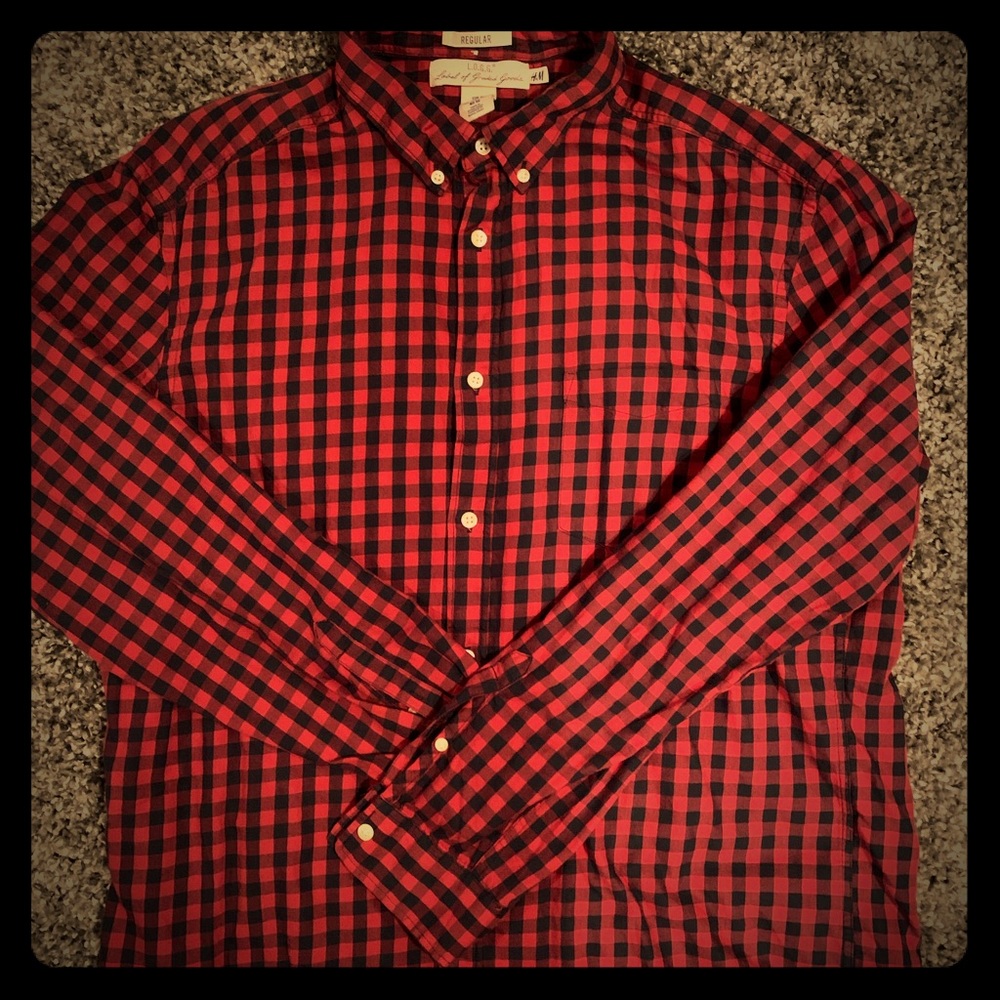 H&M long sleeve button shirt